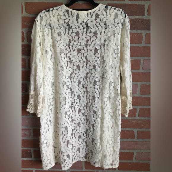 BEDFORD FAIR Lace Cardigan size L - Picture 5 of 6